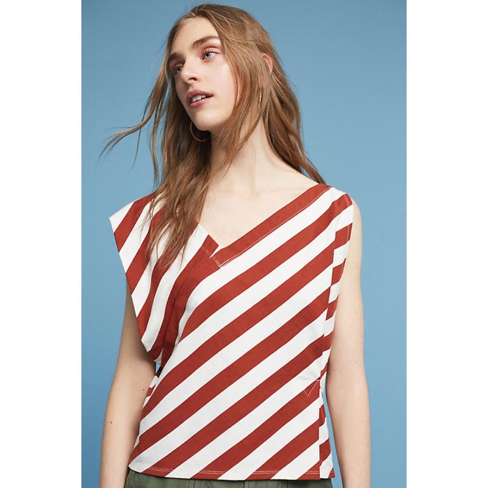 Anthropologie Dulcina Asymmetrical Top
